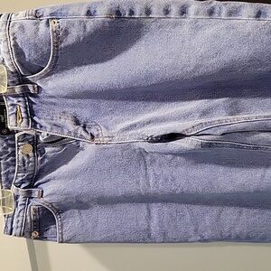 Missguided Sky Blue Denim Pants